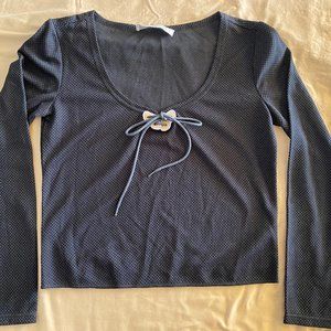 Miu Miu polka dot long sleeve M